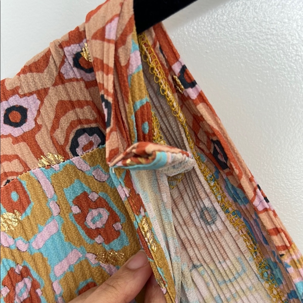 Never Fully Dressed Multicolor Patchwork Print Pl… - image 5